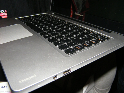 Description: The lenovo ideapad u310 ultrabook on show at ces 2012